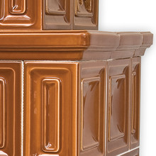 Kamelie  Lýdie  kaštanová  - detail